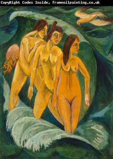 Ernst Ludwig Kirchner Three Bathers